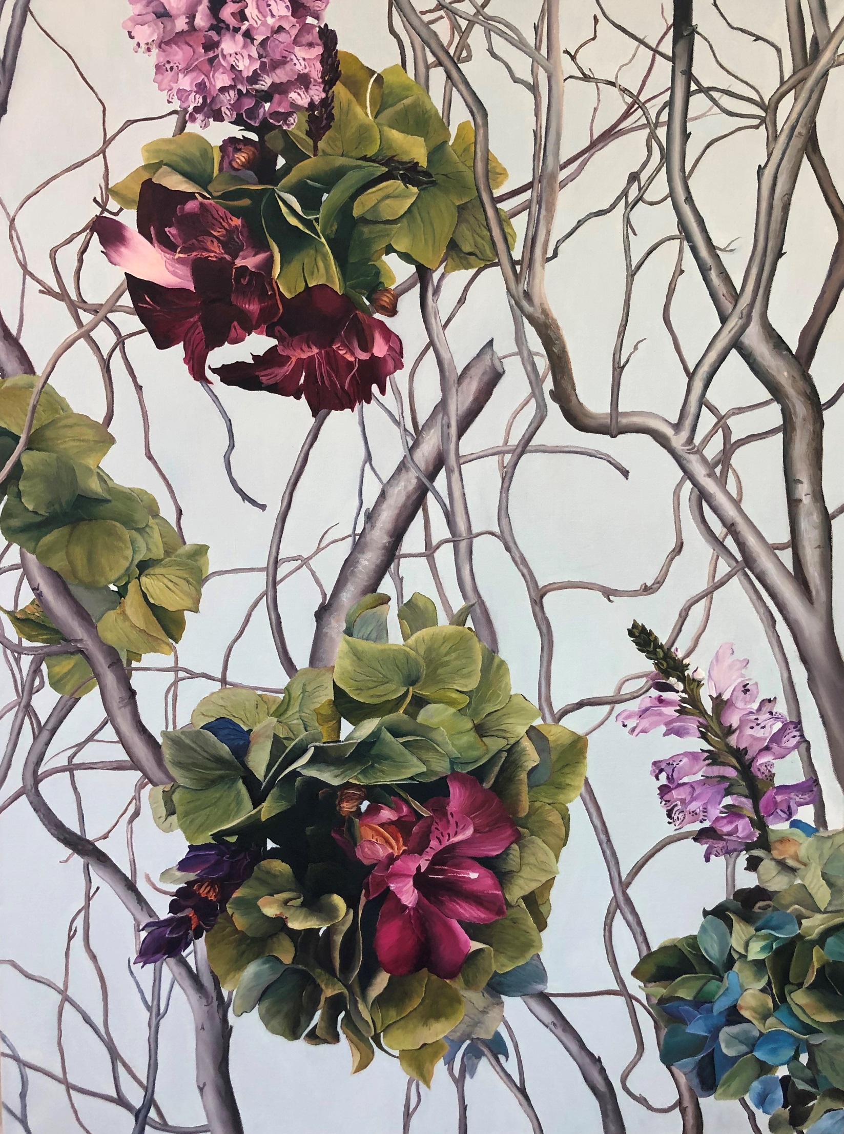 'Tangled' Oil on Canvas, 760 x 1000mm